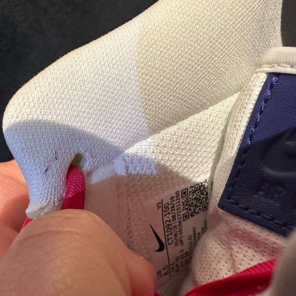 Kay Yow Nike Air Force 1 low cancer fund Pink foam, regency violet Sneakers - Picture 9 of 11